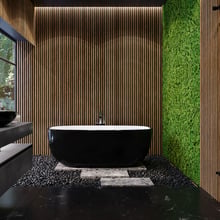 Sapphire 1650mm  Acrylic Free-Standing Bath